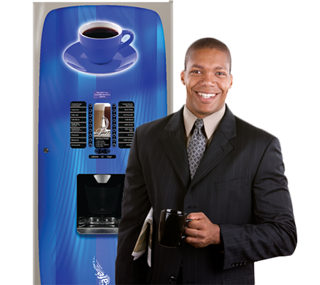 We have both cold and hot beverage vending machines.
